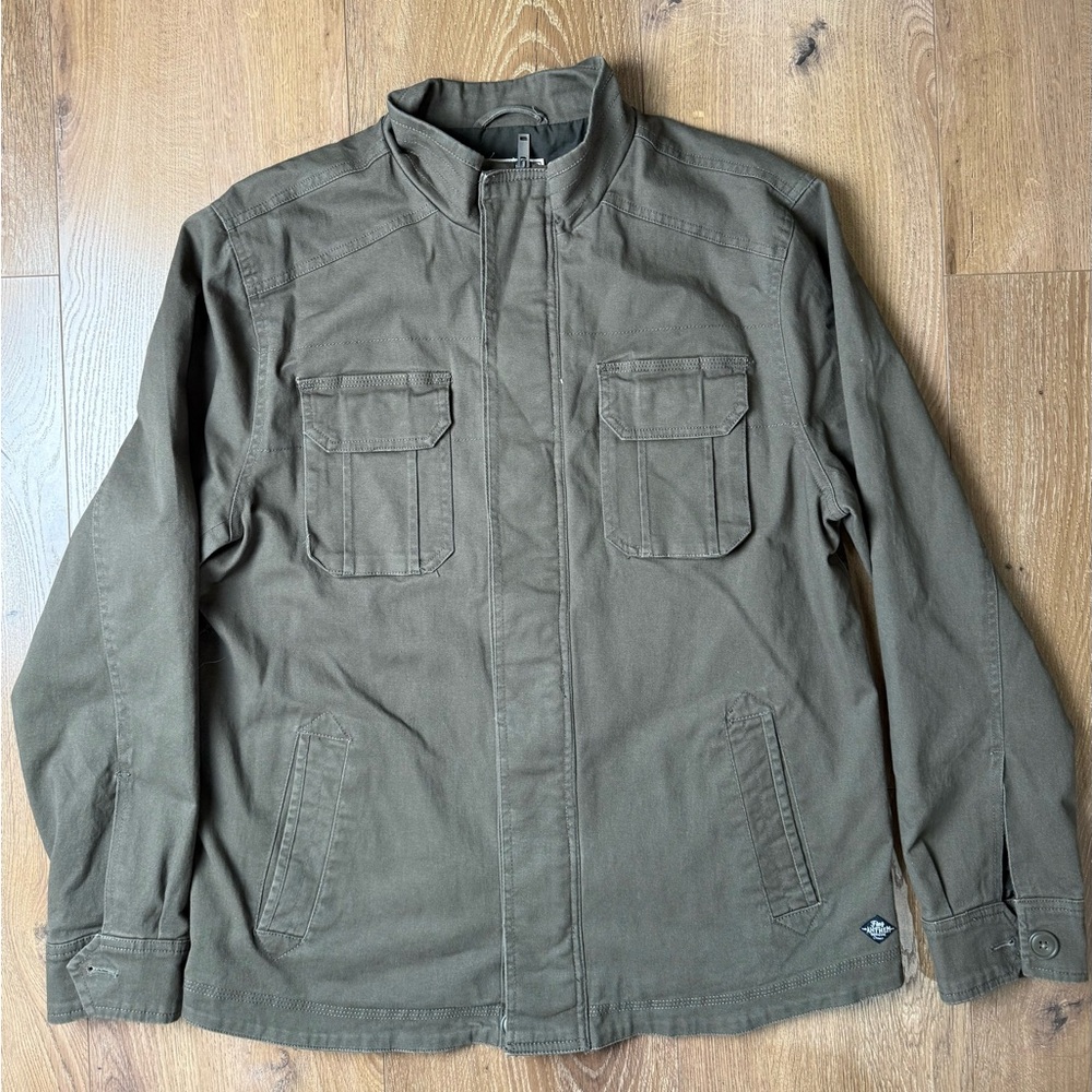 Men's Khaki Military Field Jacket